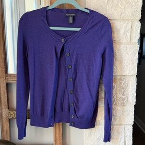 Banana Republic Purple Women's Cardigan